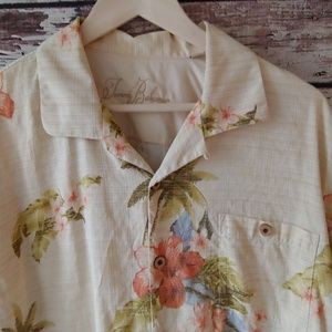 Mens Tommy Bahama 100% Silk Hawaiian Shirt Size XL